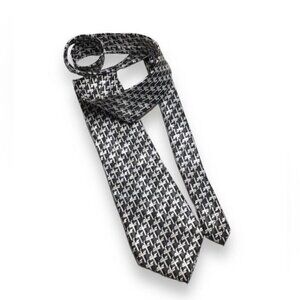 GOSPITALITY Soul Winning Ties All Over Crosses Necktie, Black/White, 4”x61”